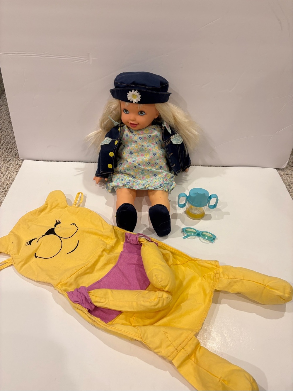 1994 Mattel Barbie Kelly Doll and Stoller Cover